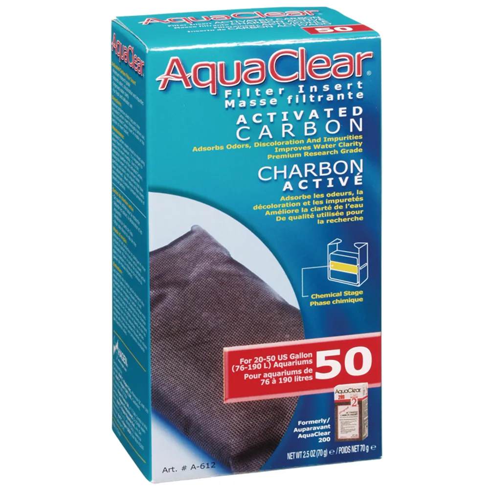 Fluval AquaClear AC 50 Aktivt Kul